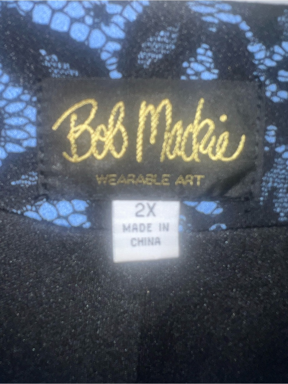 ✨ Bob Mackie Wearable Art Jacket ✨ Size 2X - Picture 2 of 10